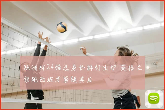 欧洲杯24强总身价排行出炉 英格兰领跑西班牙紧随其后