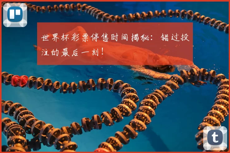 世界杯彩票停售时间揭秘：错过投注的最后一刻！