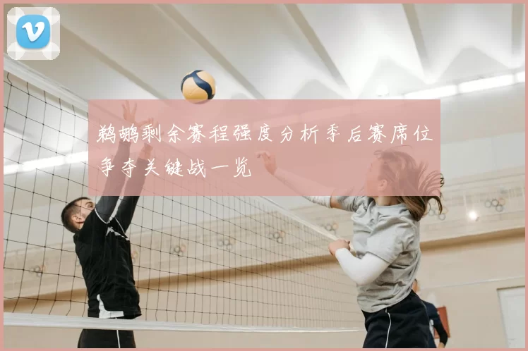 鹈鹕剩余赛程强度分析季后赛席位争夺关键战一览